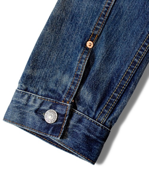 EDWIN（エドウィン）の「EDWIN 505 50DENIM JACKET（デニムジャケット・メンズ・ダークインディゴブルー・XL/L/M）」の18枚目の写真