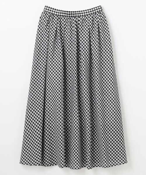 ANY（エニィ）の「【ウエストゴム】シャンブレーライクフレアスカート（スカート・レディース・ダークグリーン系/ブラック系5/グレー系/ライラック系・1/2/3）」の17枚目の写真