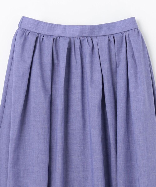 ANY（エニィ）の「【ウエストゴム】シャンブレーライクフレアスカート（スカート・レディース・ダークグリーン系/ブラック系5/グレー系/ライラック系・1/2/3）」の14枚目の写真