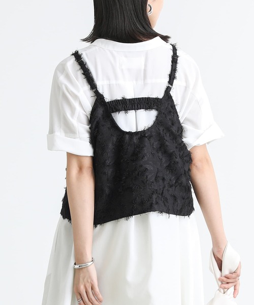 n'OrLABEL（ノアールレーベル）の「【廃盤】『ジャカードキャミソール』（キャミソール・レディース・ブラック/ピンクベージュ・2/1）」の22枚目の写真