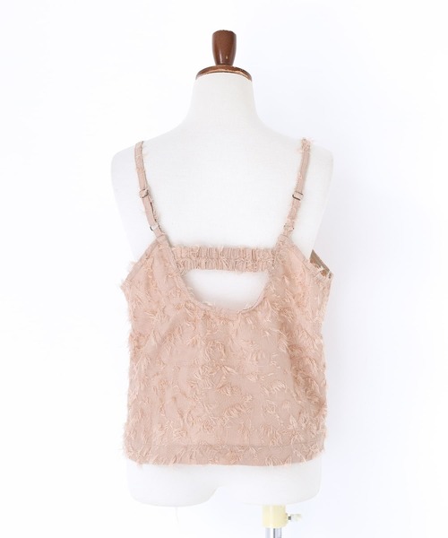 n'OrLABEL（ノアールレーベル）の「【廃盤】『ジャカードキャミソール』（キャミソール・レディース・ブラック/ピンクベージュ・2/1）」の14枚目の写真