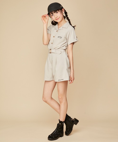 JENNI love(ジェニィラブ)の「リネンライクショートパンツ(その他パンツ・キッズ・カーキ/ベージュ/サックスブルー・160cm/150cm/140cm/130cm)」の6枚目の写真