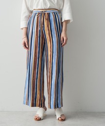 YECCA VECCA | アートプリントスリットワイドパンツ(その他パンツ)