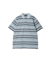 ハーリップトゥ　Multi Border Polo Top ホワイト　美品 Multi Border Polo Top（ポロシャツ）｜Her lip to（ハーリップ