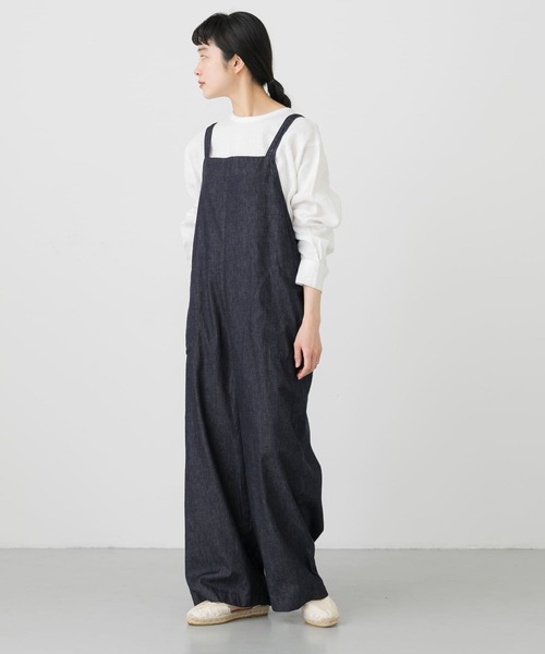 かぐれ（カグレ）の「デニムイージーサロペット（デニムパンツ・レディース・インディゴブルー・FREE）」の12枚目の写真