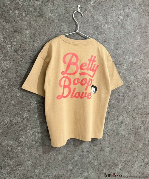 BETTY BOOP べティブ－プ オーバーサイズ 半袖Tシャツ（Tシャツ 