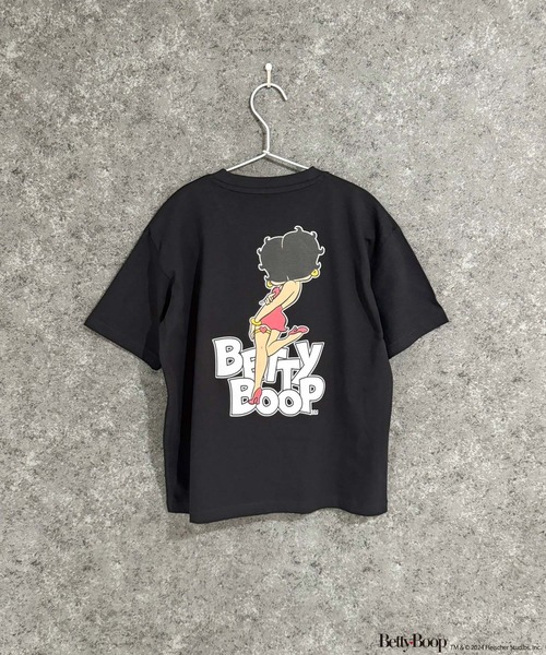 BETTY BOOP べティブ－プ オーバーサイズ 半袖Tシャツ（Tシャツ 