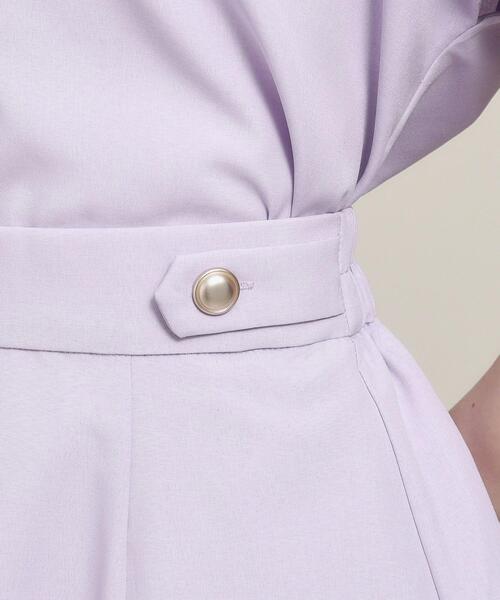 ITS'DEMO（イッツデモ）の「◆【UV／洗える／吸水速乾／イージーアイロン／ウエストゴム】麻調合繊スカート（スカート・レディース・ブルー/ベージュ/パープル/ネイビー・00）」の7枚目の写真