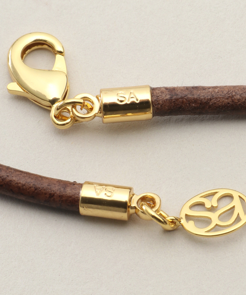 JOURNAL STANDARD(ジャーナルスタンダード)の「【SANDRALEXANDRA】Baroque Pearl Charm on Br BAROQUE PEARL&LEATHE(チョーカー・レディース・ブラウン・FREE)」の5枚目の写真