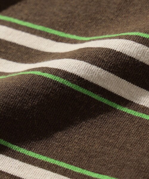 B:MING by BEAMS（ビーミングバイビームス）の「B:MING by BEAMS / フェード ボーダー ビッグシルエット Tシャツ（Tシャツ/カットソー・メンズ・ブラウン/ネイビー・LARGE/MEDIUM/SMALL/X-LARGE）」の21枚目の写真