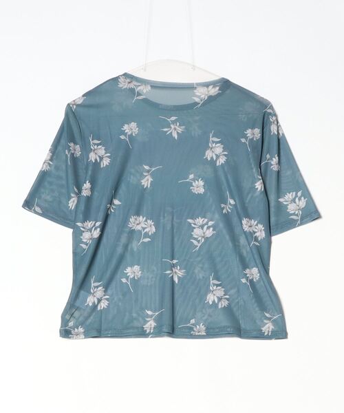 paravion（パラビオン）の「シアー花柄半袖トップス（その他トップス・レディース・ブルー/ベージュ・FREE）」の13枚目の写真