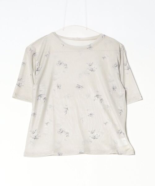 paravion（パラビオン）の「シアー花柄半袖トップス（その他トップス・レディース・ブルー/ベージュ・FREE）」の20枚目の写真