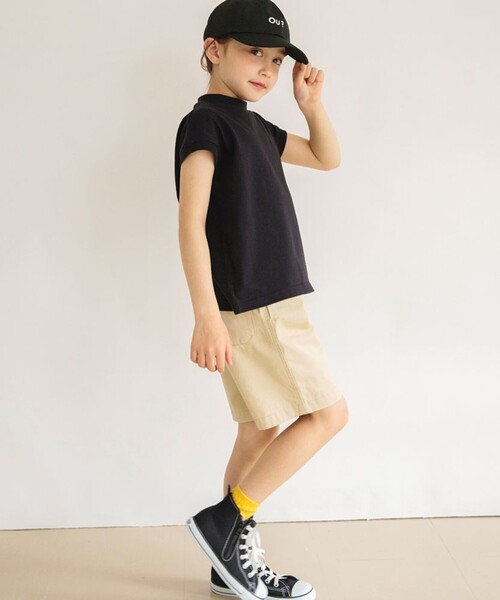 EDWIN(エドウィン)の「【Ou? by EDWIN】タックハーフパンツ(その他パンツ・キッズ・ベージュ/ネイビー・90/150/120/130/140/110/100)」の12枚目の写真