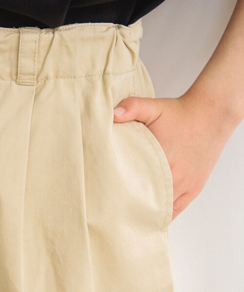 EDWIN(エドウィン)の「【Ou? by EDWIN】タックハーフパンツ(その他パンツ・キッズ・ベージュ/ネイビー・90/150/120/130/140/110/100)」の15枚目の写真