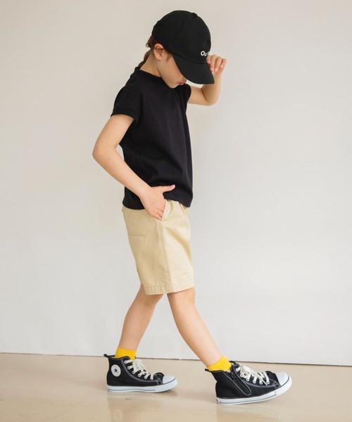 EDWIN(エドウィン)の「【Ou? by EDWIN】タックハーフパンツ(その他パンツ・キッズ・ベージュ/ネイビー・90/150/120/130/140/110/100)」の5枚目の写真