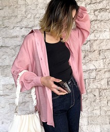 SPIRALGIRL | シアーボイルオーバーシャツ(シャツ/ブラウス)