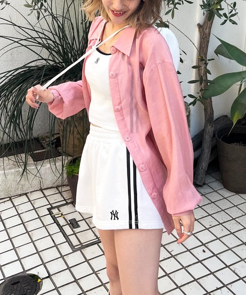 SPIRALGIRL（スパイラルガール）の「シアーボイルオーバーシャツ（シャツ/ブラウス・レディース・ホワイト/ピンク/グリーン・FREE）」の19枚目の写真