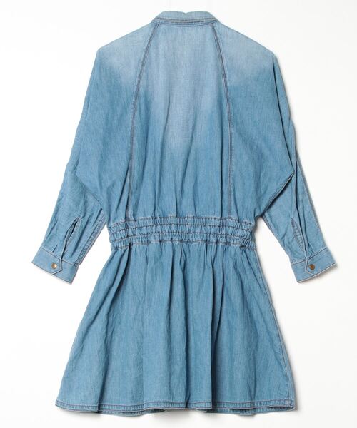 試着のみ バーバリーブルーレーベル シャツワンピース