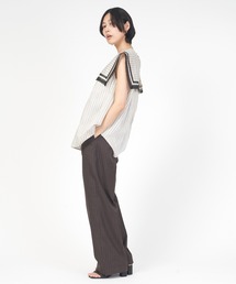THE SHINZONE（ザ シンゾーン）の「BOX COLLAR BLOUSE(STRIPE