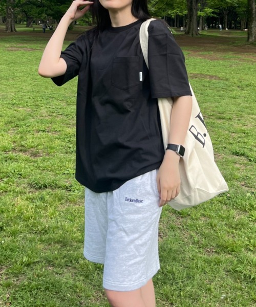 BROKEN BASE(ブロークンベース)の「heavy weight pocket Tee(Tシャツ/カットソー・メンズ・ネイビー/オフホワイト/ブラック・MEDIUM/LARGE)」の22枚目の写真