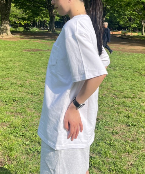 BROKEN BASE(ブロークンベース)の「heavy weight pocket Tee(Tシャツ/カットソー・メンズ・ネイビー/オフホワイト/ブラック・MEDIUM/LARGE)」の17枚目の写真