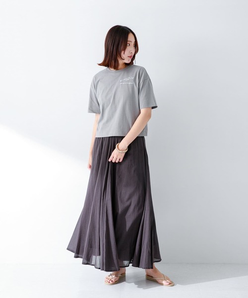 SHELTECH(シェルテック)の「『別注』SHELTECH×Sonny Label プリントロゴTシャツ(Tシャツ/カットソー・レディース・グレー/オフホワイト/ネイビー・FREE)」の12枚目の写真