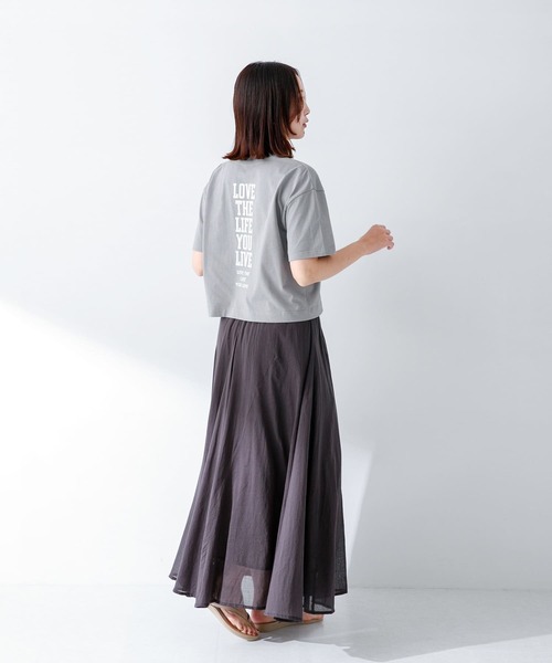 SHELTECH(シェルテック)の「『別注』SHELTECH×Sonny Label プリントロゴTシャツ(Tシャツ/カットソー・レディース・グレー/オフホワイト/ネイビー・FREE)」の13枚目の写真