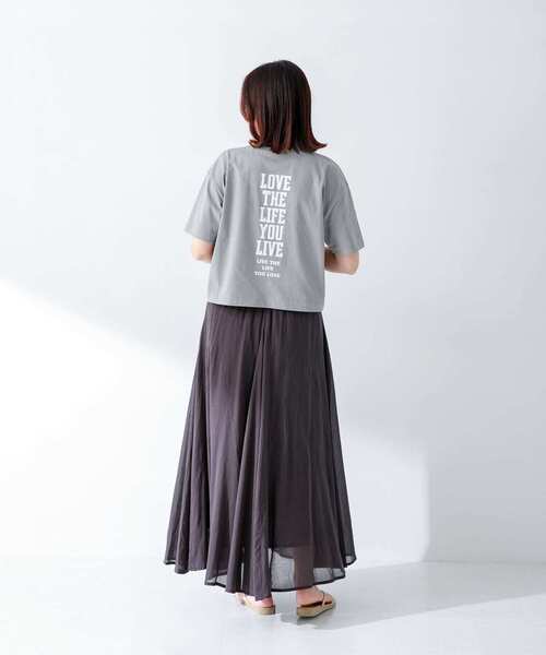 SHELTECH(シェルテック)の「『別注』SHELTECH×Sonny Label プリントロゴTシャツ(Tシャツ/カットソー・レディース・グレー/オフホワイト/ネイビー・FREE)」の14枚目の写真
