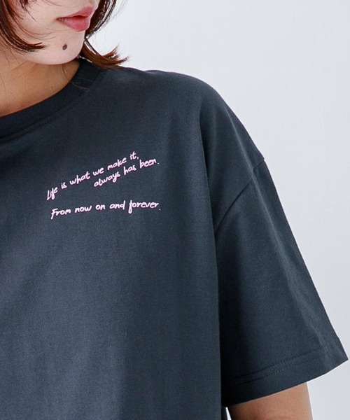 SHELTECH(シェルテック)の「『別注』SHELTECH×Sonny Label プリントロゴTシャツ(Tシャツ/カットソー・レディース・グレー/オフホワイト/ネイビー・FREE)」の15枚目の写真