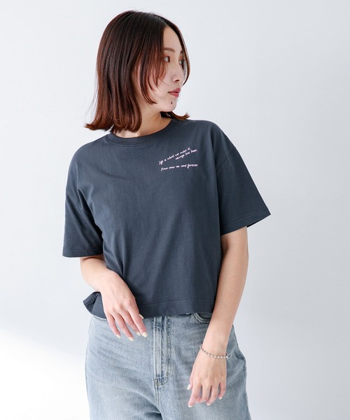 SHELTECH(シェルテック)の「『別注』SHELTECH×Sonny Label プリントロゴTシャツ(Tシャツ/カットソー・レディース・グレー/オフホワイト/ネイビー・FREE)」の16枚目の写真