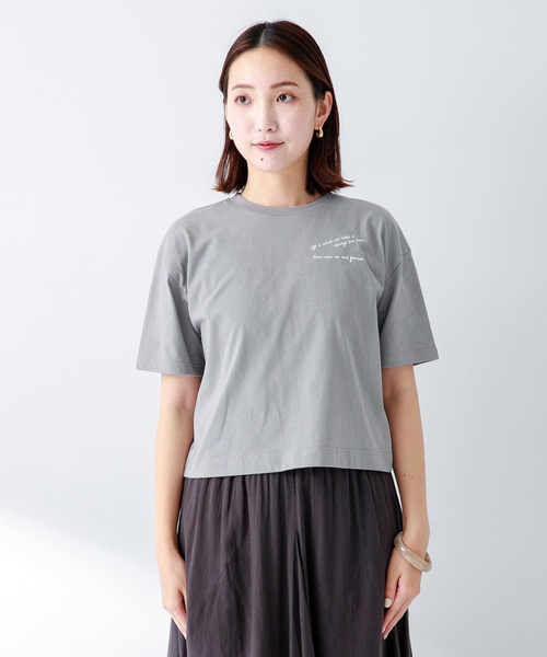 SHELTECH(シェルテック)の「『別注』SHELTECH×Sonny Label プリントロゴTシャツ(Tシャツ/カットソー・レディース・グレー/オフホワイト/ネイビー・FREE)」の21枚目の写真