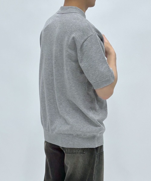 3.3 Field Trip （3.3フィールドトリップ）の「3.3 Field Trip／カラーニットT（Tシャツ/カットソー・メンズ・グレー/ブラック・FREE）」の9枚目の写真