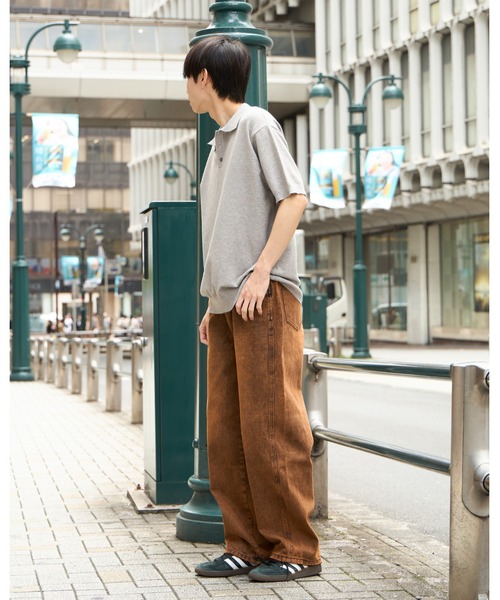 3.3 Field Trip （3.3フィールドトリップ）の「3.3 Field Trip／カラーニットT（Tシャツ/カットソー・メンズ・グレー/ブラック・FREE）」の14枚目の写真