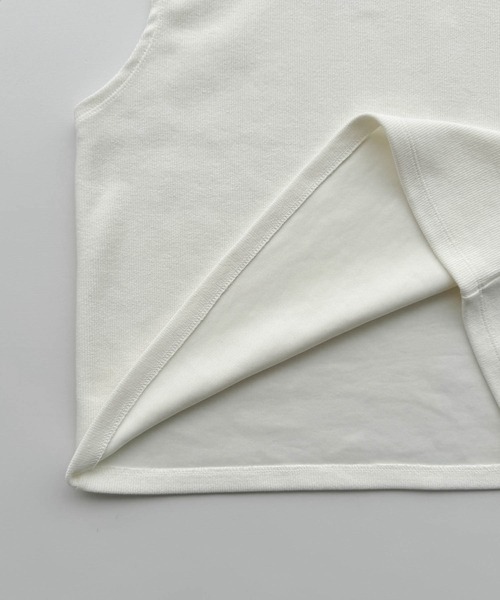 CANAL JEAN(キャナルジーン)の「El mar スムースクルーネックタンク(タンクトップ・レディース・ブラック/ホワイト/グレー/ブラウン・ONE SIZE)」の5枚目の写真