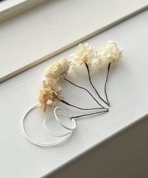 CELEN | 浴衣小物 ドライフラワー 髪飾り5本セット(和装小物)