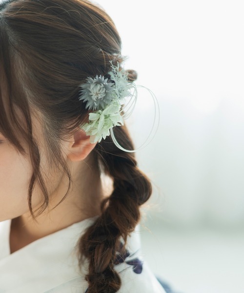 CELEN（セレン）の「【浴衣小物】ドライフラワー 髪飾り5本セット（和装小物・レディース・D/A/B/C/E/F・FREE）」の3枚目の写真