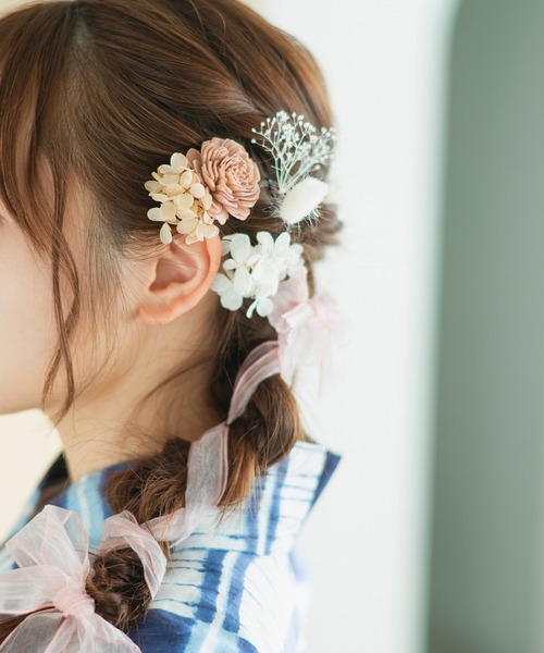 本物フラワー髪飾り 8108cf3d47646f4c06ef24b4c6c10b