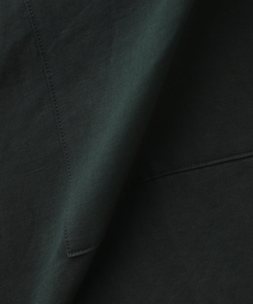 EDIFICE LA BOUCLE（エディフィスラブークル）の「LA BOUCLE (ラブークル) Vintage Nep Over シャツ（シャツ/ブラウス・メンズ・ホワイト/グリーン/マスタード・2/3）」の18枚目の写真