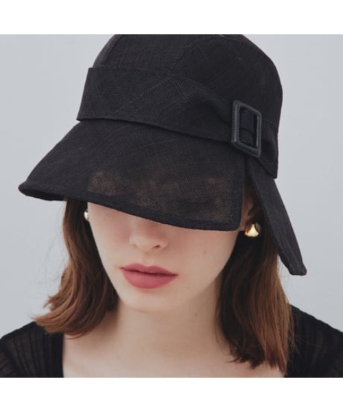 IRIS47（イリスフォーセブン）の「【IRIS 47】opaque hat/オぺーク ハット（ハット・レディース・ホワイト/ブラック系・FREE）」の13枚目の写真