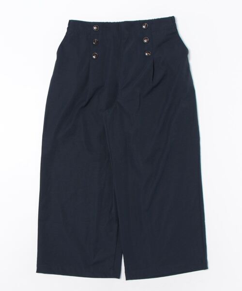 BELLUNA PLUS(ベルーナ)の「サラもち快適ビンテージワイドパンツ60丈(その他パンツ・レディース・ブラック/カーキ/ベージュ/アイボリー/ネイビー・LARGE/MEDIUM/SMALL/X-LARGE)」の1枚目の写真