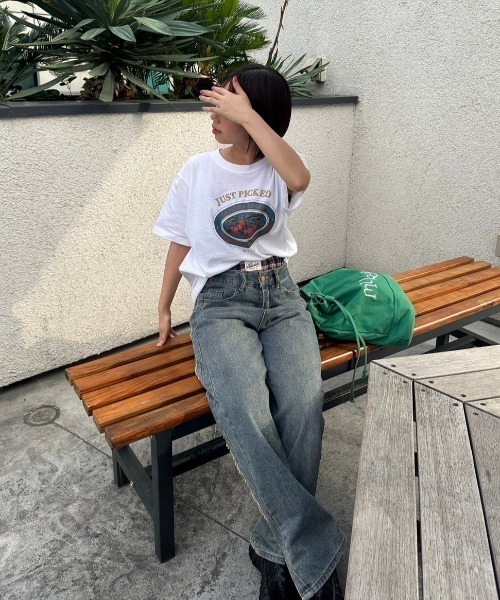 nemne store(ネンネストア)の「《低身長サイズあり》ヴィンテージ風プリントアソートTシャツ(Tシャツ/カットソー・レディース・ホワイト系その他/ネイビー/ライトブルー/オフホワイト/ブルー/ホワイト系その他2・SMALL/MEDIUM)」の13枚目の写真