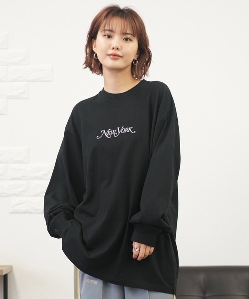 セール】NEW ERA/ニューエラ ロンT バックプリント 14350606/14350607