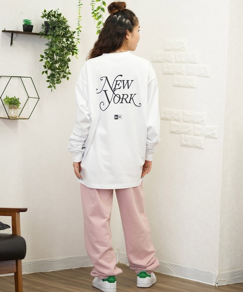 NEW ERA(ニューエラ)の「NEW ERA/ニューエラ ロンT バックプリント 14350606/14350607(Tシャツ/カットソー・レディース・ホワイト/ブラック・S/M)」の8枚目の写真