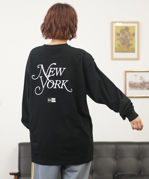 NEW ERA(ニューエラ)の「NEW ERA/ニューエラ ロンT バックプリント 14350606/14350607(Tシャツ/カットソー・レディース・ホワイト/ブラック・S/M)」の11枚目の写真