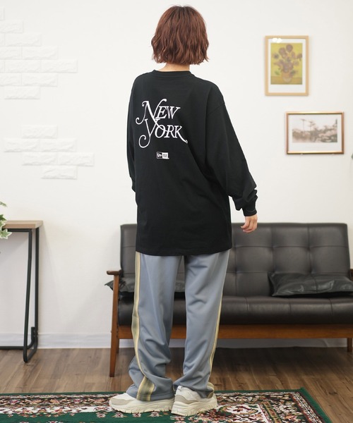 NEW ERA(ニューエラ)の「NEW ERA/ニューエラ ロンT バックプリント 14350606/14350607(Tシャツ/カットソー・レディース・ホワイト/ブラック・S/M)」の14枚目の写真