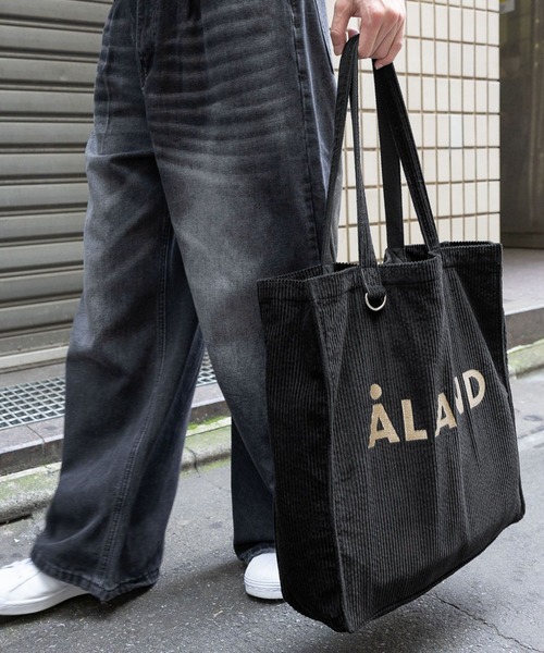 ALAND（エーランド）の「【UNISEX】ALAND／コーデュロイマチツキトート（トートバッグ・レディース・ブラウン/ブラック/ライトブルー・FREE）」の7枚目の写真