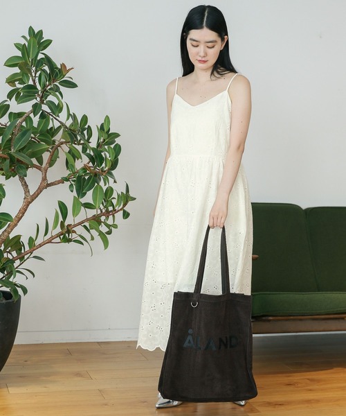 ALAND（エーランド）の「【UNISEX】ALAND／コーデュロイマチツキトート（トートバッグ・レディース・ブラウン/ブラック/ライトブルー・FREE）」の8枚目の写真