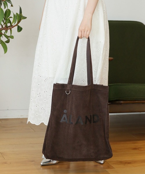 ALAND（エーランド）の「【UNISEX】ALAND／コーデュロイマチツキトート（トートバッグ・レディース・ブラウン/ブラック/ライトブルー・FREE）」の11枚目の写真