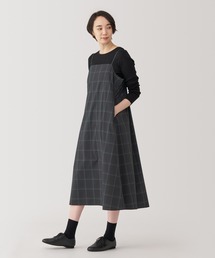 婦人 乾きやすいブロード キャミソールワンピース