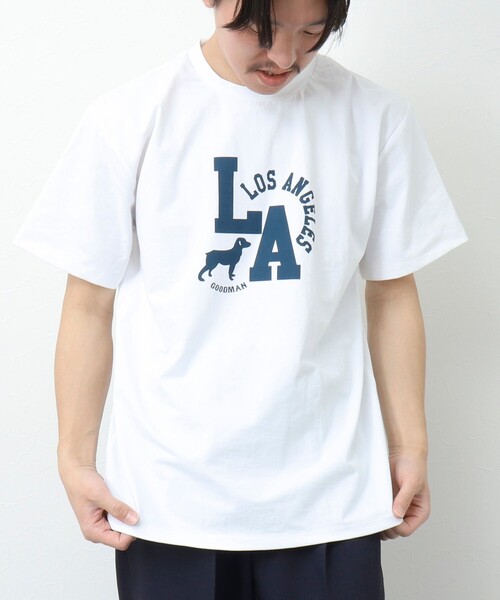 NOLLEY’S(ノーリーズ)の「水陸両用ラッシュプリントTシャツ(Tシャツ/カットソー・メンズ・ホワイト/キナリ/ブラック/オフホワイト・M/L)」の2枚目の写真